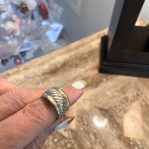 David Yurman Thoroughbred ring-Size 6
